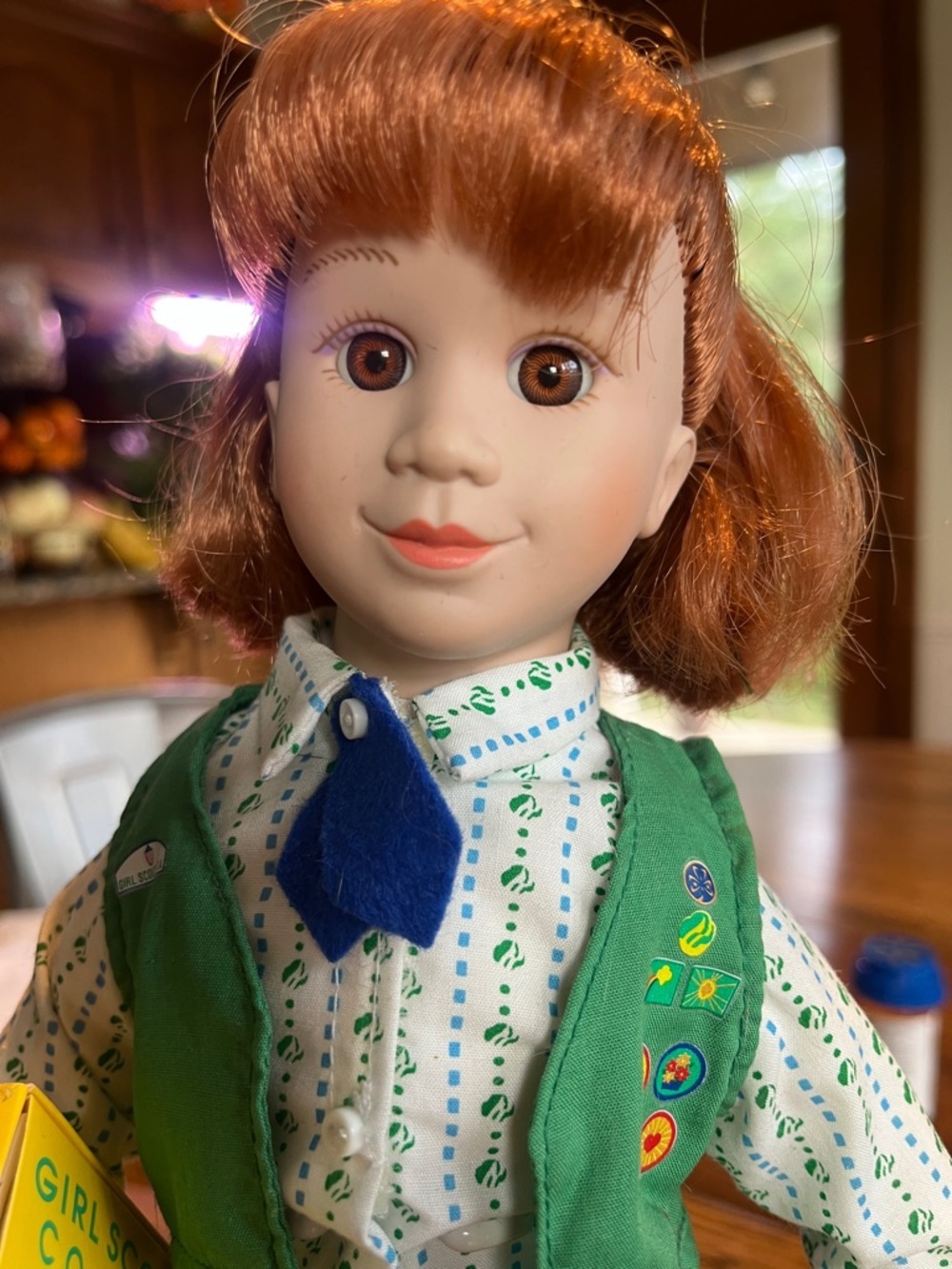 Vintage Girl Scout Doll with Membership Star ⭐️ - Picture 14 of 16